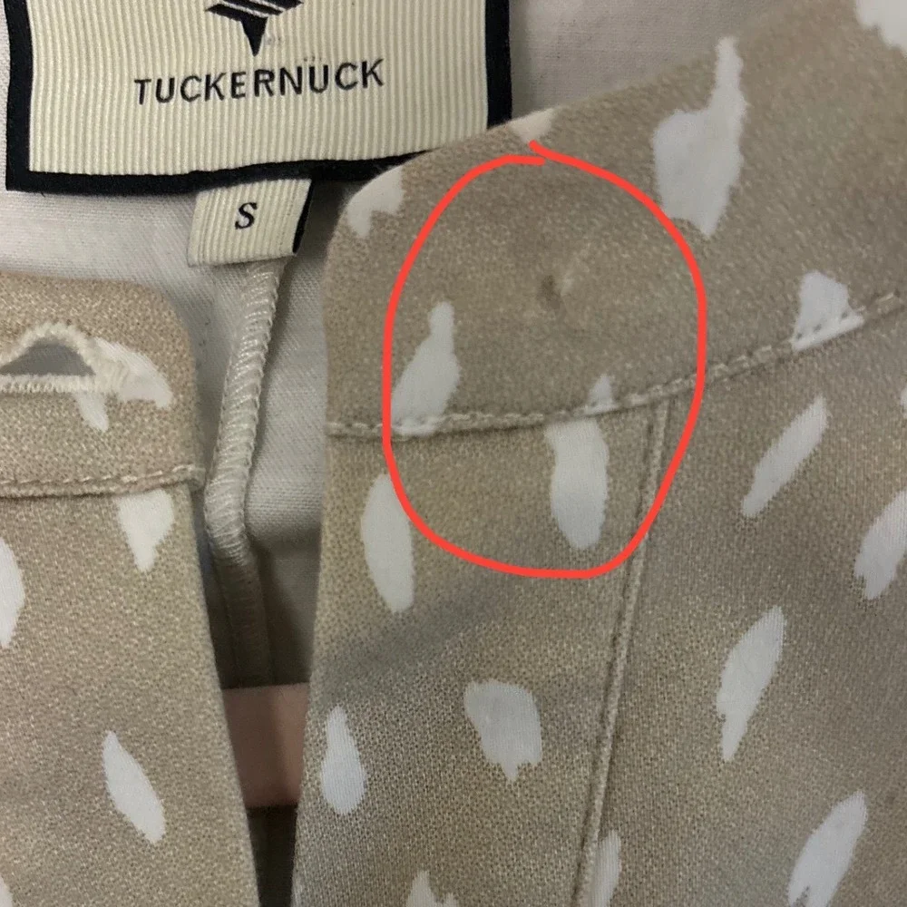 Tuckernuck Antelope Royal Print Shirt‎ Dress Size Small